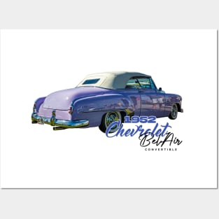 1952 Chevrolet Bel Air Convertible Posters and Art